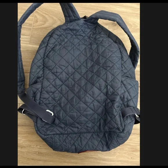 MZ Wallace Mini Backpack in Navy Blue - Picture 5 of 5